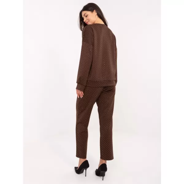  Dámský set RUE PARIS IT-KMPL-21718.27P BROWN 