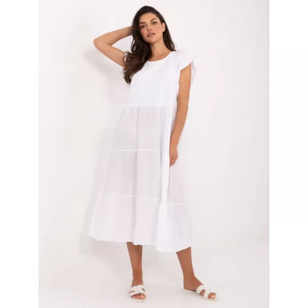  Dámské šaty OCH BELLA TW-SK-BI-6-2172.96 WHITE 