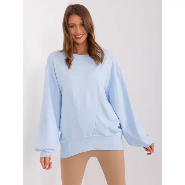  Dámská mikina EX MODA EM-BL-716.14 LIGHT BLUE 