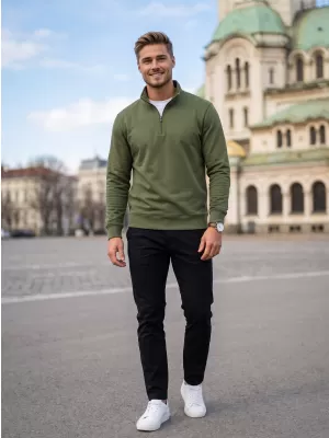 Pánská mikina MALFINI SUMMIT 429 KHAKI
