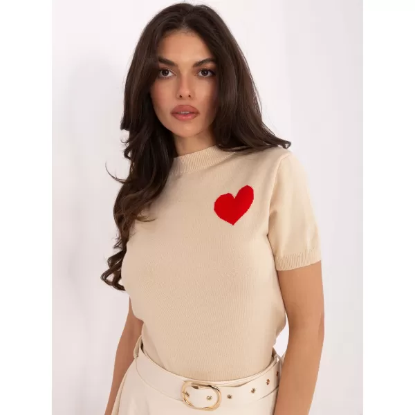  Dámský svetr FACTORY PRICE IT-SW-93007.26 BEIGE 