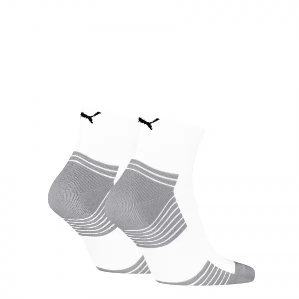  Ponožky PUMA UNISEX SPORT CUSHIONED QUARTER 2P 93890304 WHITE 