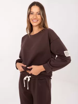 Dámský komplet ITALY MODA MI-KMPL-M5879.86 DARK BROWN