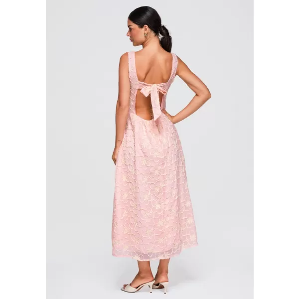  Dámské šaty OMBRE OW-DLR-E0015 PINK 