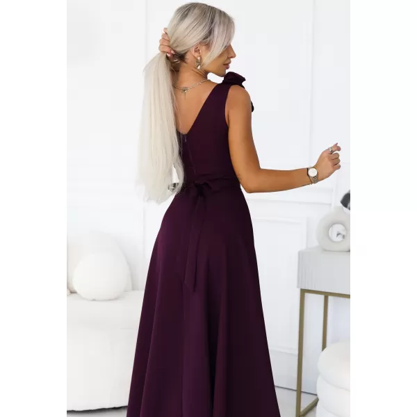  Dámské šaty NUMOCO 643-11 ZRALÁ ŠVESTKA 