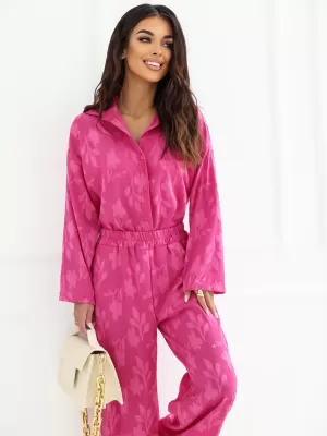 Dámský komplet RUE PARIS IT-KMPL-10127.60 FUCHSIA