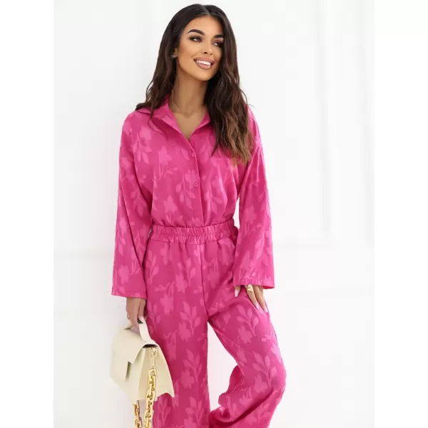  Dámský komplet RUE PARIS IT-KMPL-10127.60 FUCHSIA 