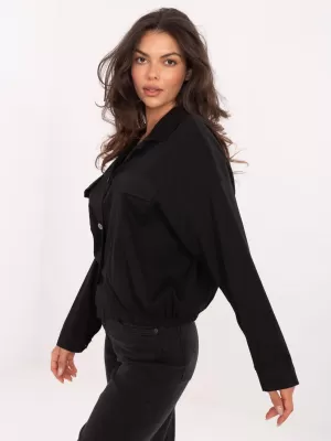 Dámská košile RUE PARIS IT-KS-FL9273.86 NOIRE
