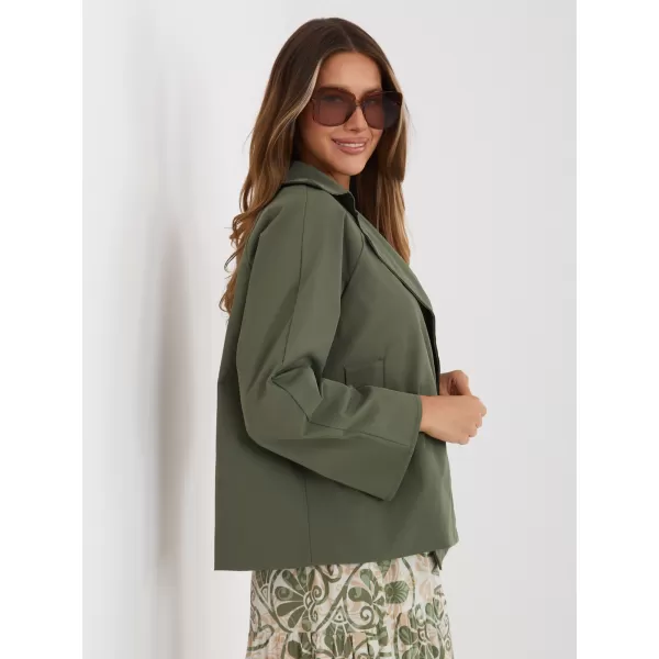  Dámský kabát RUE PARIS IT-KR-FL8897KSM.00 KHAKI 