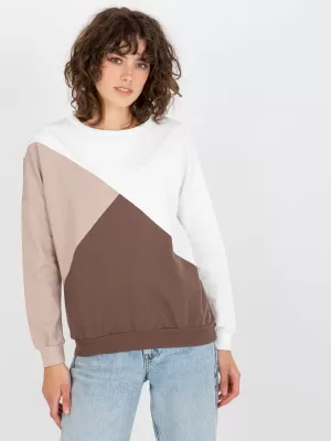 Dámská mikina RELEVANCE RV-BL-8463.41P WHITE/BROWN