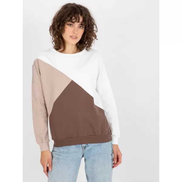  Dámská mikina RELEVANCE RV-BL-8463.41P WHITE/BROWN 