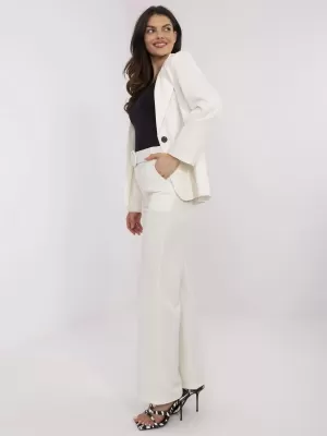 Dámské kalhoty ITALY MODA DHJ-SP-18737.08 ECRU