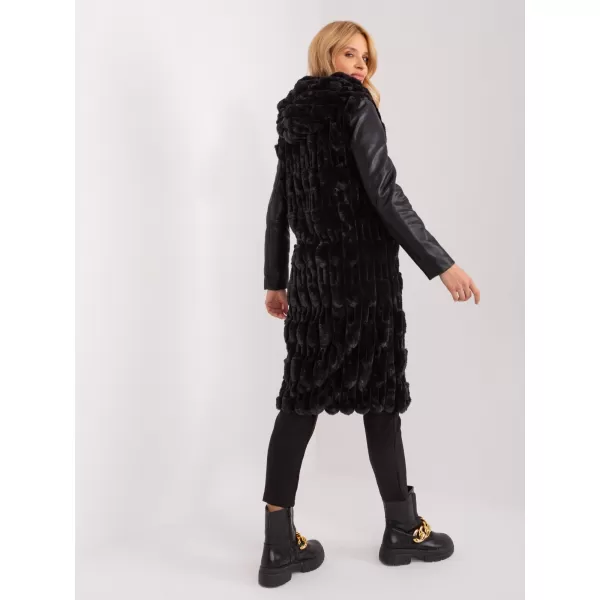  Dámská vesta WOOL FASHION ITALIA AT-KZ-2368-1.13 NOIRE 