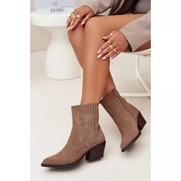  Dámské kotníkové boty BOTO NC1339K/6350 KHAKI 