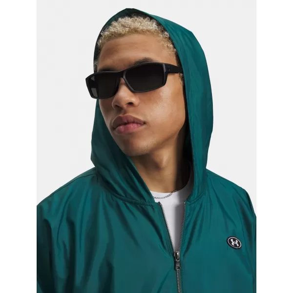  Pánská bunda UNDER ARMOUR UA ICON SW WOVEN JKT 6010974-338 ZELENÁ 