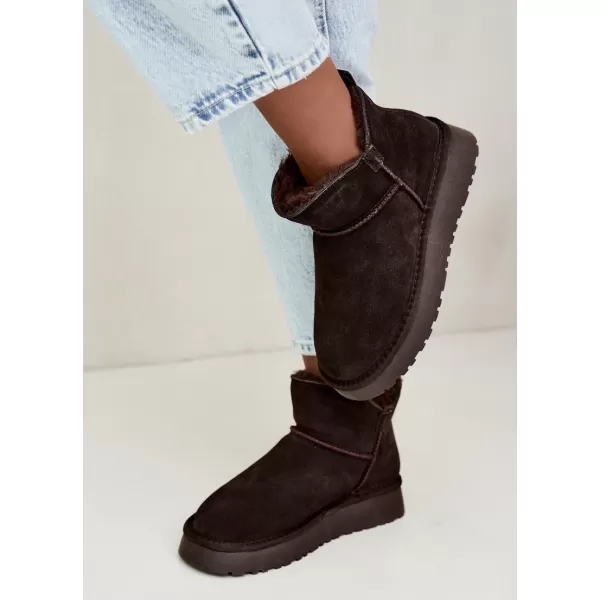  Dámské sněhule VINCEZA 97961 CHOCOLATE 