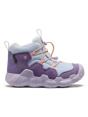 Dětské kotníkové boty KEEN HYPOWSER CHUKKA WP YOUTH PURPLE HAZE/SKYWAY