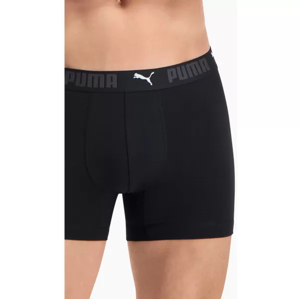  Pánské boxerky PUMA SPORT COTTON BOXER 2P 93552101 BLACK 