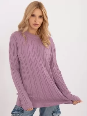 Dámský svetr WOOL FASHION ITALIA AT-SW-2343.88 VIOLET