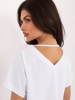 Dámské triko RUE PARIS RV-BZ-A1321.91 WHITE