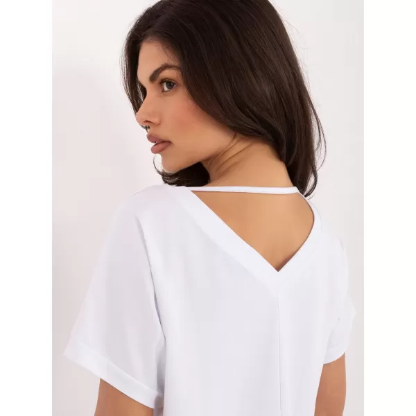  Dámské triko RUE PARIS RV-BZ-A1321.91 WHITE 