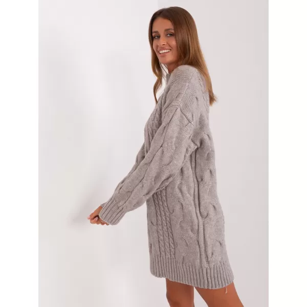  Dámský svetr WOOL FASHION ITALIA AT-SW-2367-1.35P GRAY 
