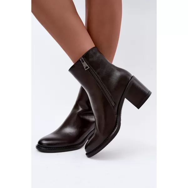  Dámské kozačky VINCEZA 58655 BROWN 