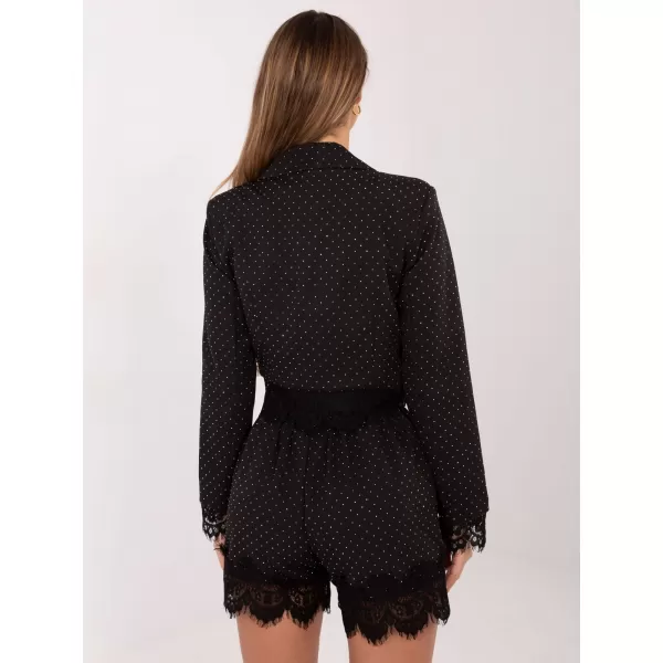  Dámská bunda ITALY MODA IT-MA-FL9972-1.92 BLACK AND SILVER 