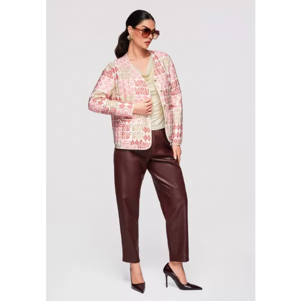  Dámská bunda LARICA OW-JALP-0126 ROSE/BEIGE 