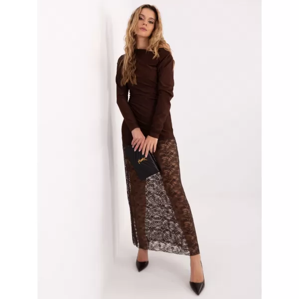  Dámské šaty ITALY MODA MI-SK-3310.63 BROWN 