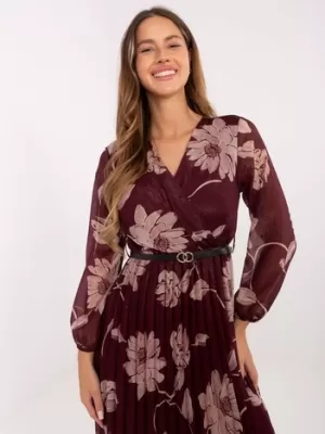 Dámské šaty ITALY MODA IT-SK-10536.18P BURGUNDY