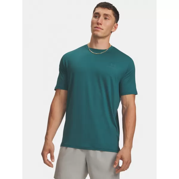  Pánské triko UNDER ARMOUR VANISH ENERGY SS 1383973-338 ZELENÁ 