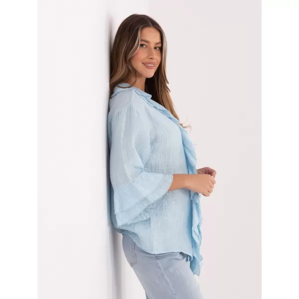  Dámská halenka ITALY MODA IT-KS-81863.11P LIGHT BLUE 