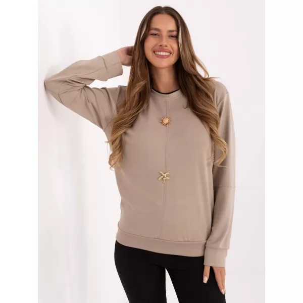  Dámská mikina RELEVANCE RV-BL-A929.00 BEIGE 