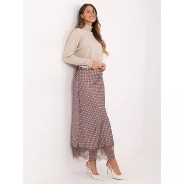  Dámská sukně RUE PARIS MI-SD-4213.52 DARK BEIGE 