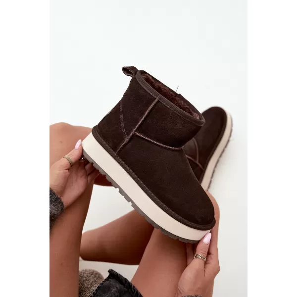  Dámské boty BIG STAR SHOES UU274693 BROWN/BEIGE 