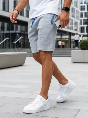 Pánské kraťasy DSTREET SVĚTLE ŠEDÁ