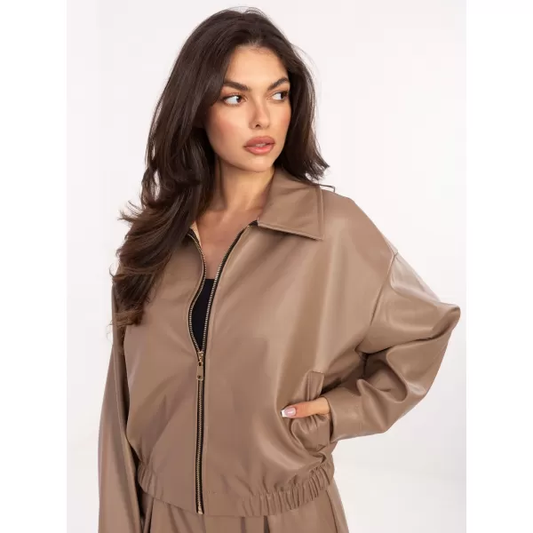  Dámská bunda RUE PARIS IT-KR-FL9707.34 DARK BEIGE 