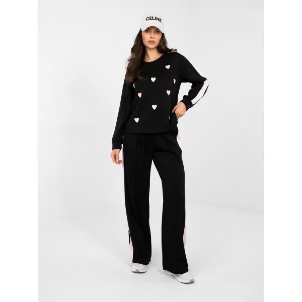  Dámská tepláková souprava RUE PARIS IT-KMPL-22211.32 BLACK 