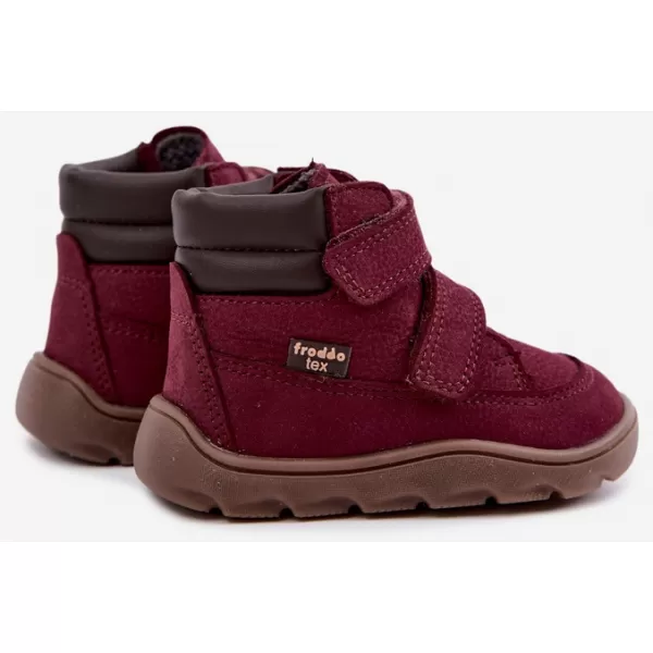  Dětské boty FRODDO G2110150-9 VÍNOVÁ 