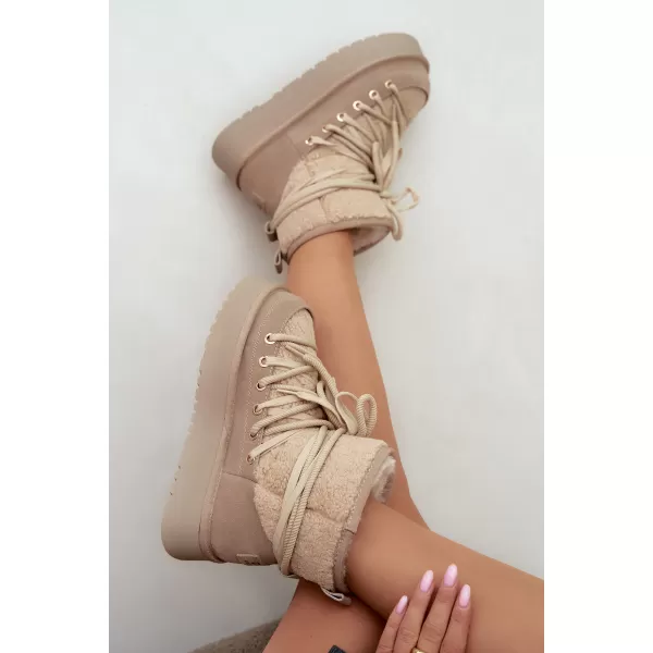  Dámské sněhule D&A GR62-6021 BEIGE 