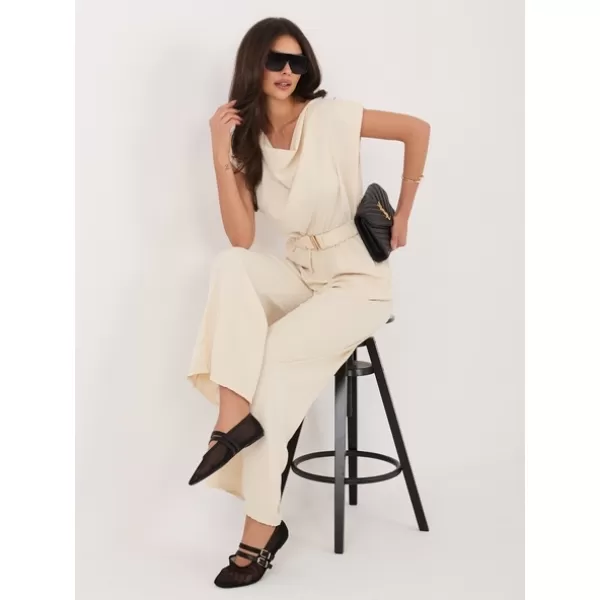  Dámský overal ITALY MODA MI-KO-3125.14P LIGHT BEIGE 