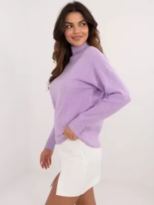Dámský svetr WOOL FASHION ITALIA AT-SW-2339.54 BRIGHT PURPLE