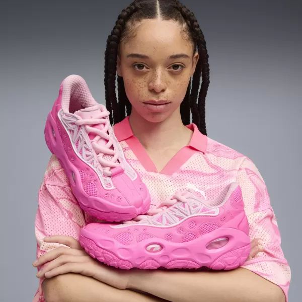  Basketbalové boty PUMA LA FRANCÉ RNR 312274-01 POISON PINK/PALE PINK 