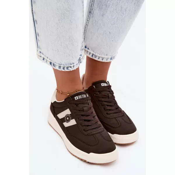  Dámské tenisky BIG STAR SHOES UU274024 BROWN/BEIGE 