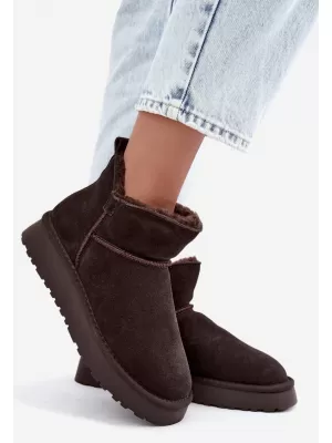 Dámské sněhule VINCEZA 97961 CHOCOLATE