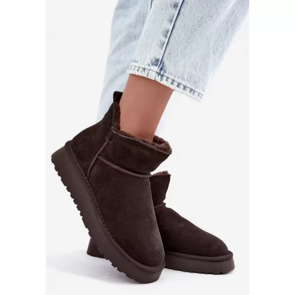  Dámské sněhule VINCEZA 97961 CHOCOLATE 