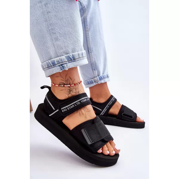  Dámské sandály BIG STAR SHOES LL274784 BLACK 