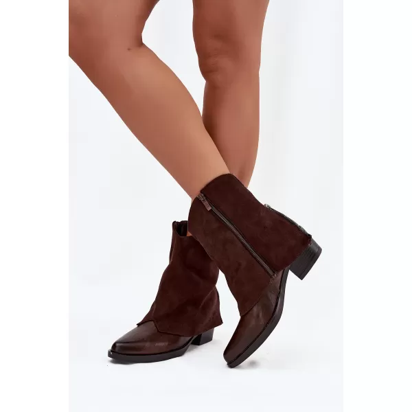  Dámské boty BOTO RMR2382-10 BROWN 