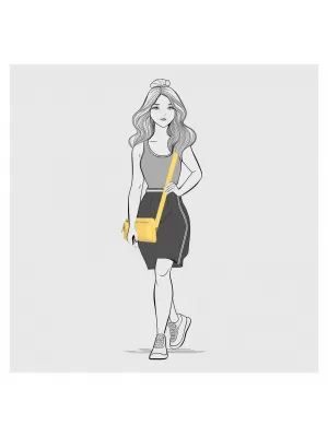 Taška ENRICO BENETTI ZOË 66919 YELLOW